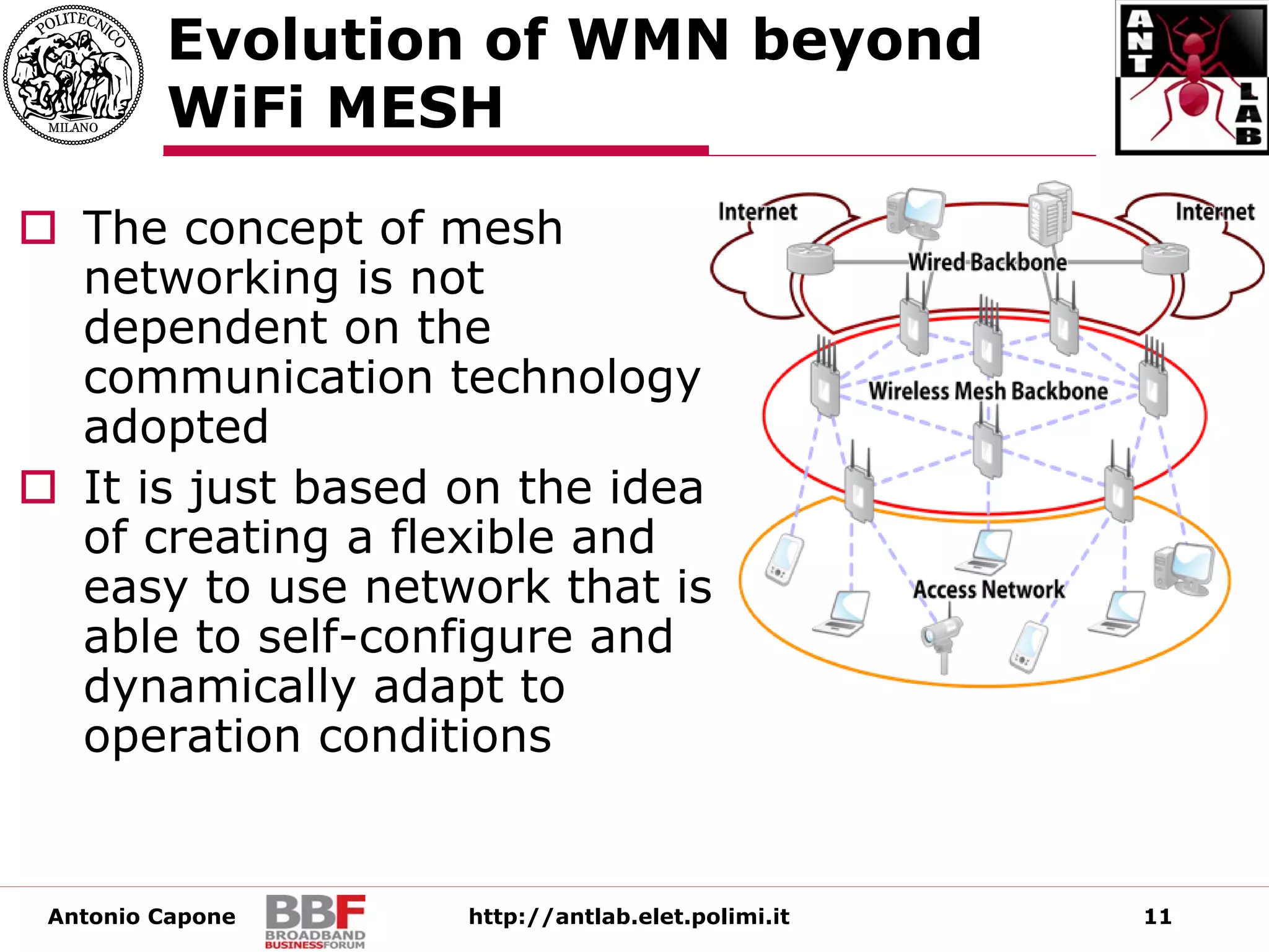 Evoluzione delle Reti Mesh con Collegamenti Eterogenei ad Alta Velocità