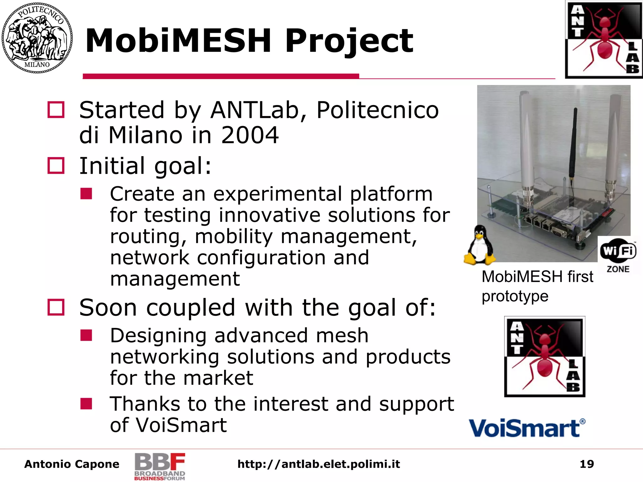 Evoluzione delle Reti Mesh con Collegamenti Eterogenei ad Alta Velocità