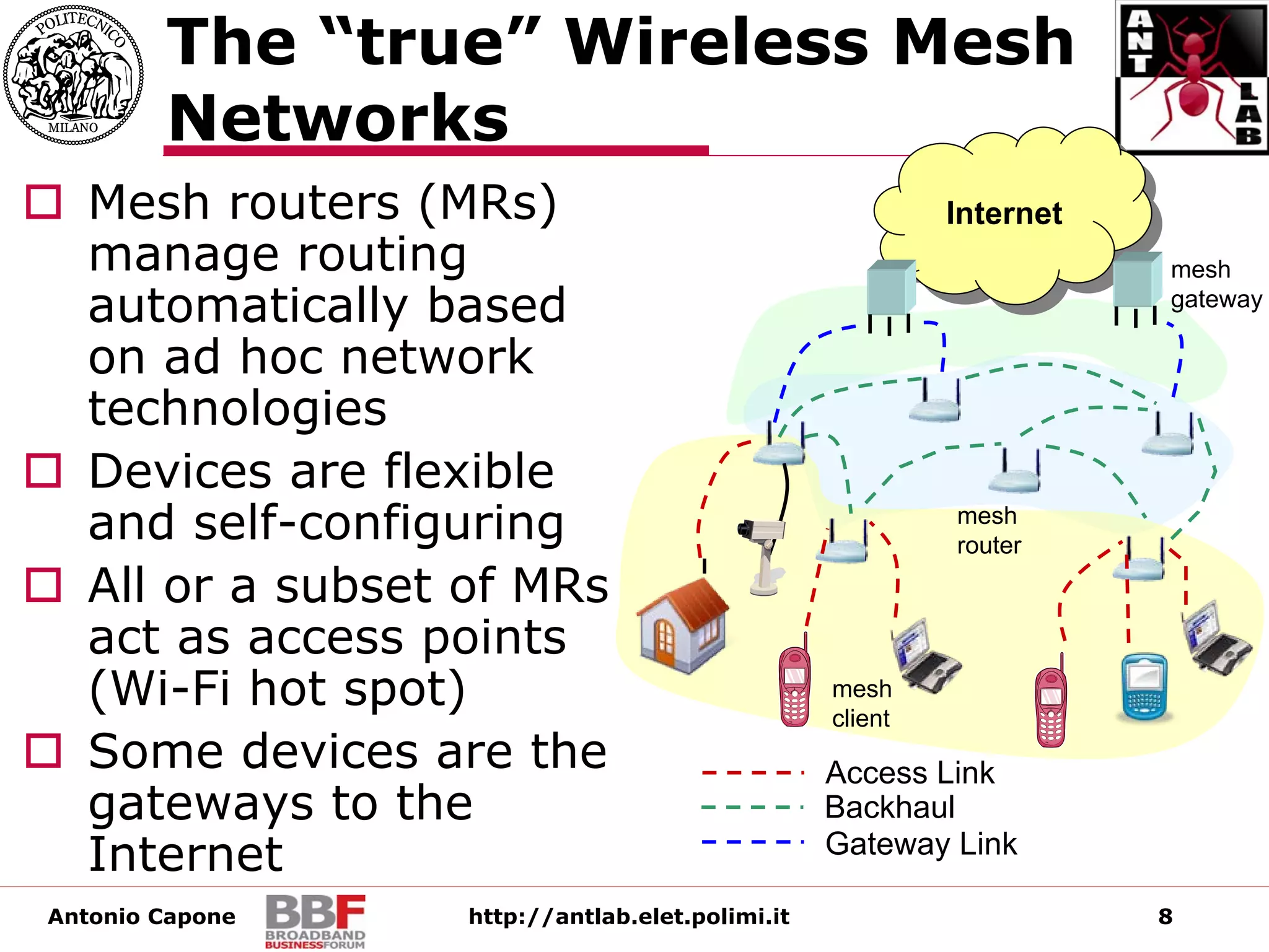 Evoluzione delle Reti Mesh con Collegamenti Eterogenei ad Alta Velocità