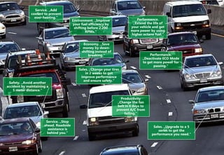 Business Cases | Automotive
Copyright © Capgemini 2013. All Rights Reserved
11IoT Stockholm.pptx
Productivity
„Change the fan
belt in 6 days to
prevent A/C from
failing.“
Environment. „Improve
your fuel efficiency by
shifting before 2.200
RPMs.“
Performance.
„Extend the life of
your vehicle and get
more power by using
higher octane fuel.“
Performance.
„Deactivate ECO Mode
to get more power for
passing.“
Safety. „Avoid another
accident by maintaining a
5 meter distance.“
Service. „Stop
ahead. Roadside
assistance is
behind you.“
Sales. „Upgrade to a 5
series to get the
performance you need.“
Economy. „Save
money by down-
shifting instead of
breaking.“
Sales. „Change your tires
in 2 weeks to get
improve performance
and ensure safety.“
Service. „Add
coolant to prevent
over-heating.“
 