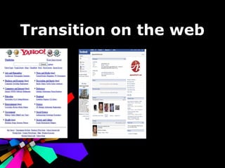 Transition on the web 