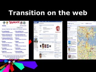 Transition on the web 