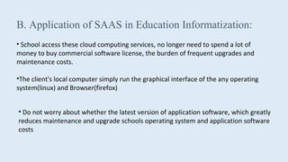 The Application of Cloud Computing in Education Informatization” | PPT