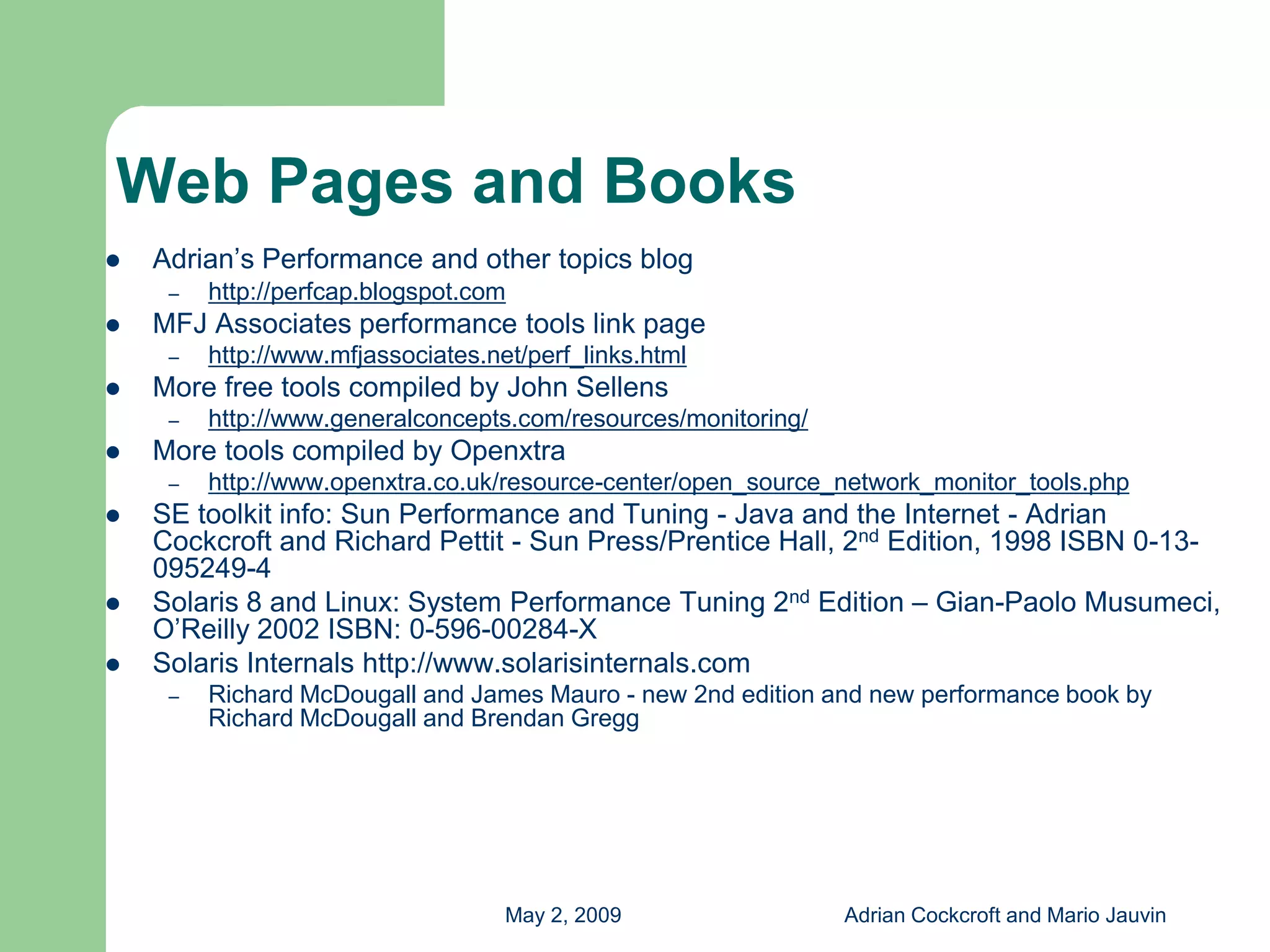Capacity Planning with Free Tools