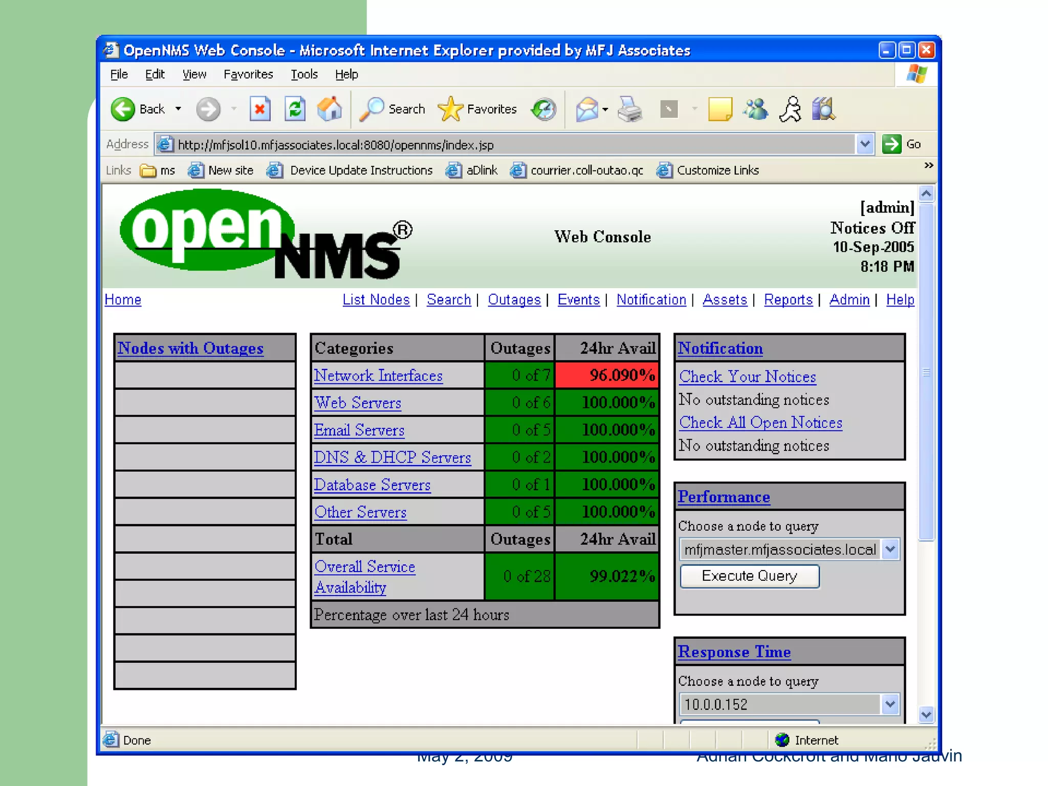 Capacity Planning with Free Tools