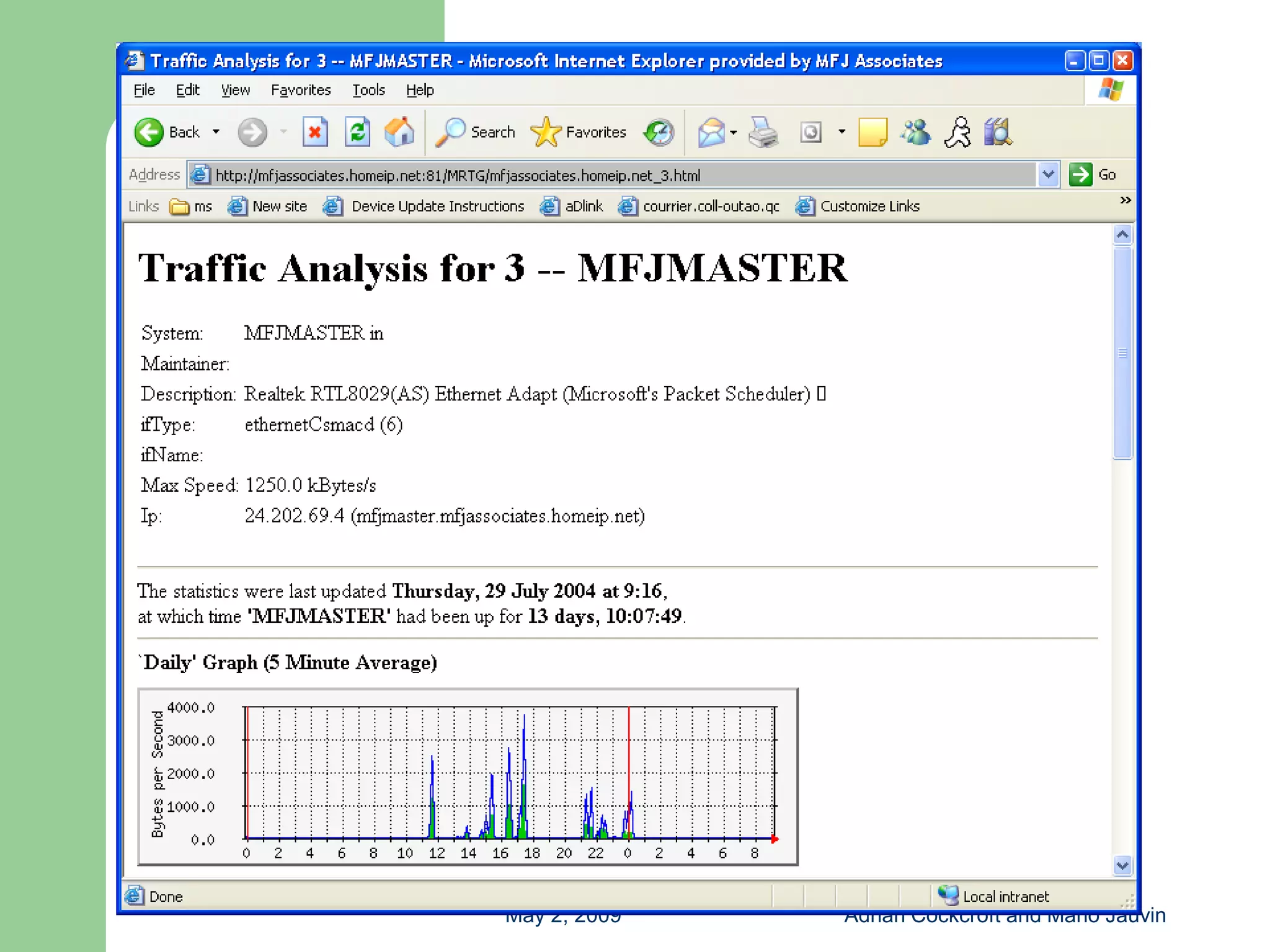 Capacity Planning with Free Tools