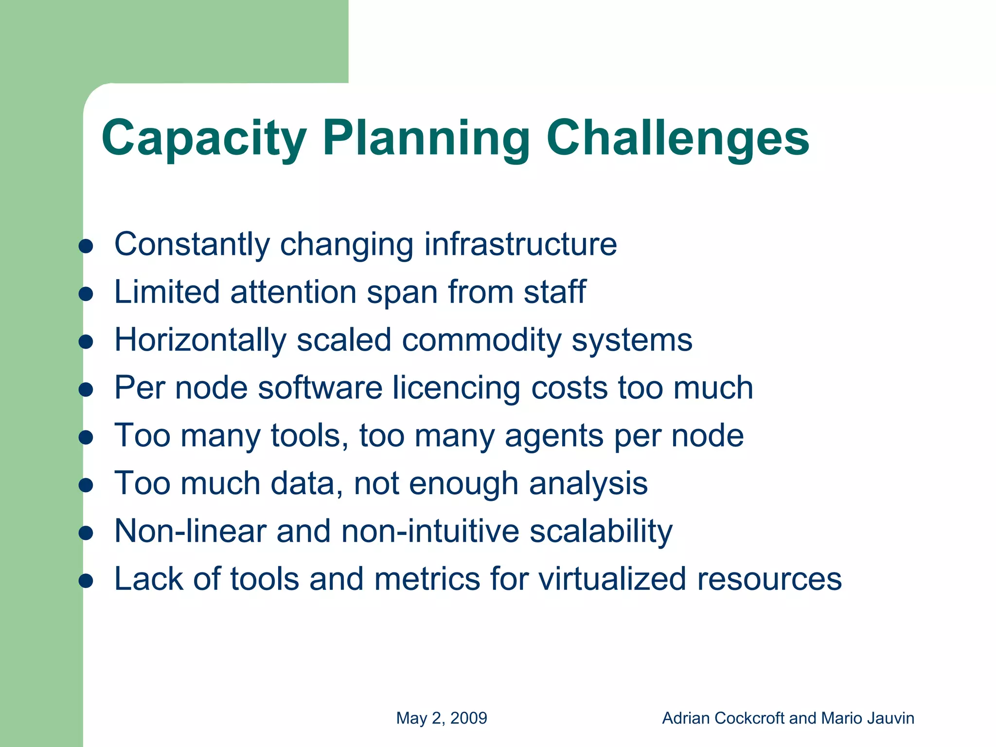 Capacity Planning with Free Tools