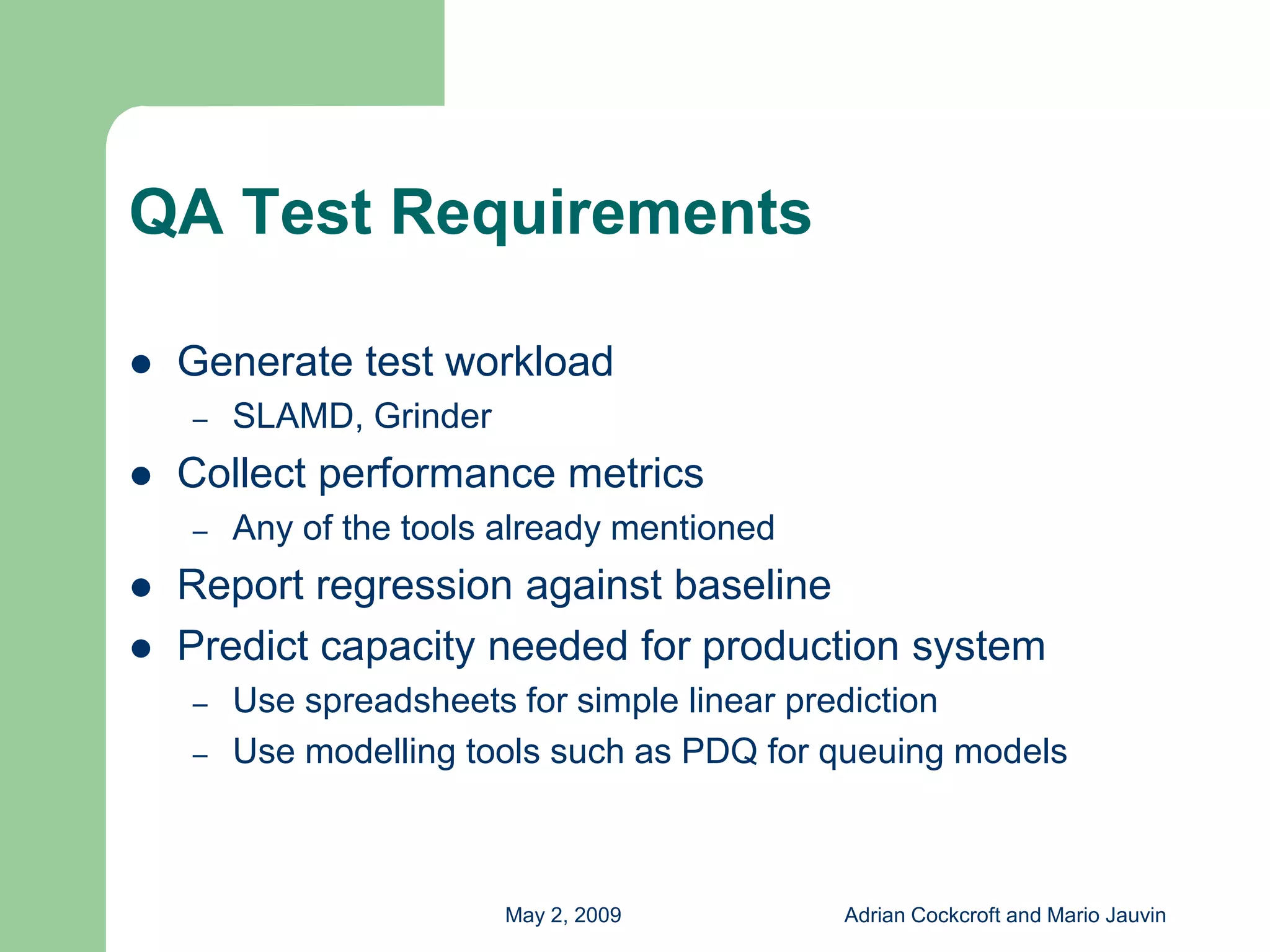 Capacity Planning with Free Tools