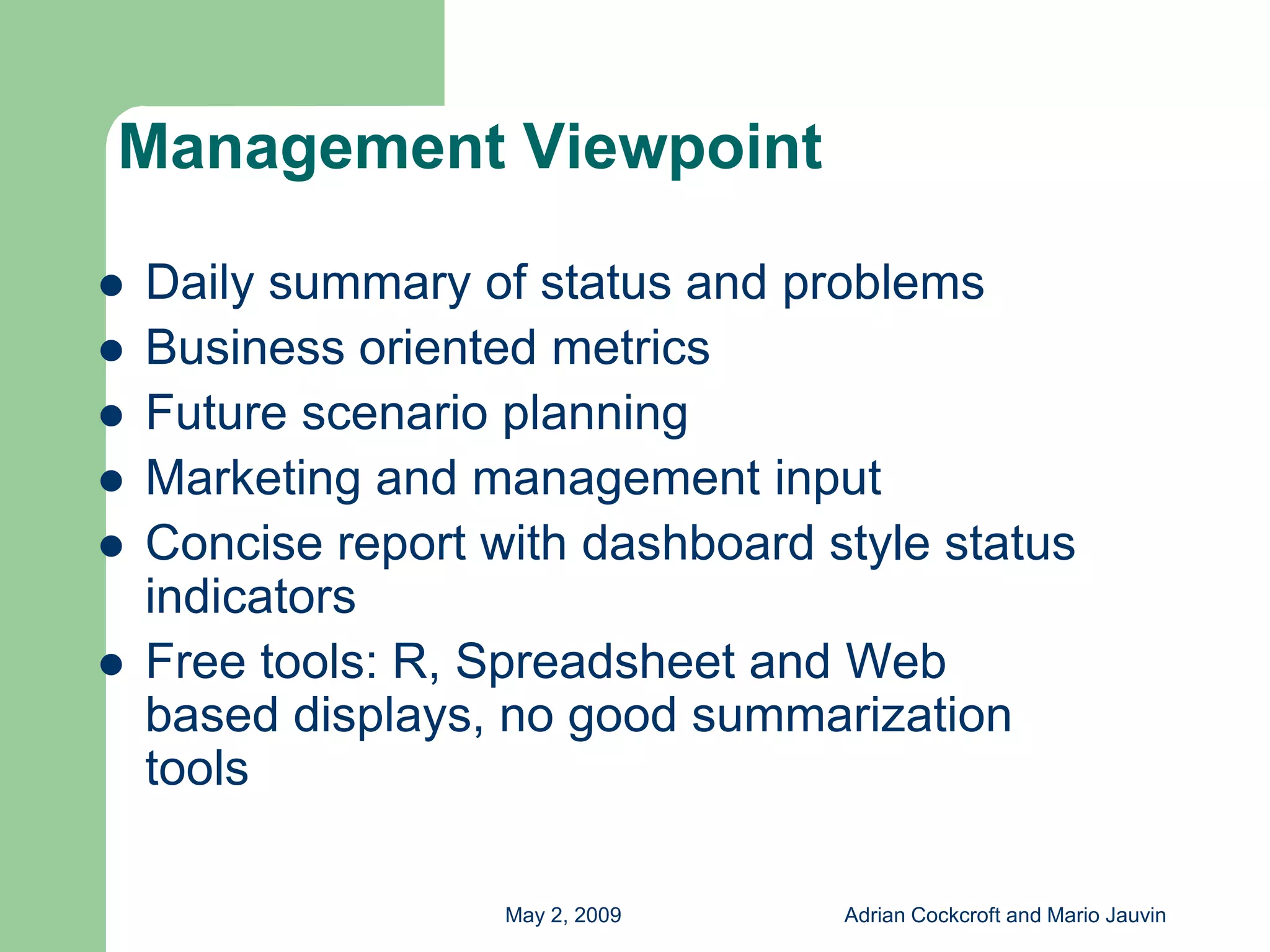 Capacity Planning with Free Tools