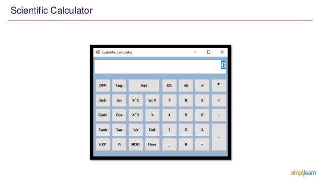 Scientific Calculator
 