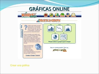 GRÁFICAS ONLINE Crear una gráfica 
