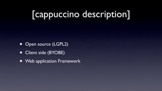 Introduction to Cappuccino