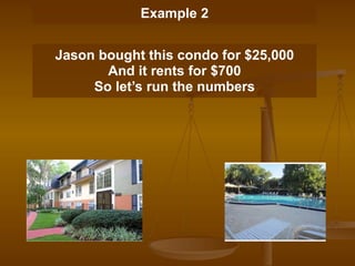 Cap Rate Presentation, How to calculate the rentability of an ...