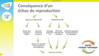 Conséquence d’un
échec de reproduction
CAPR'INOV 2023
2
 