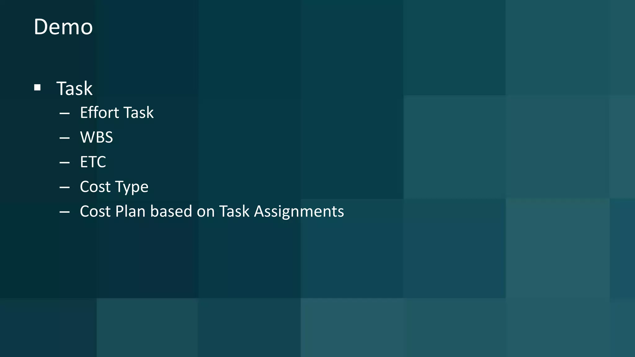 14 © 2015 CA. ALL RIGHTS RESERVED.@CAWORLD #CAWORLD
Actuals
 This is the work that has been completed by resources
on tasks.
 