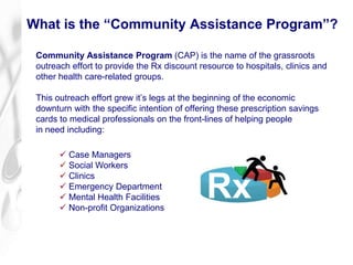 CAP Rx Discount Card Presentation | PPS