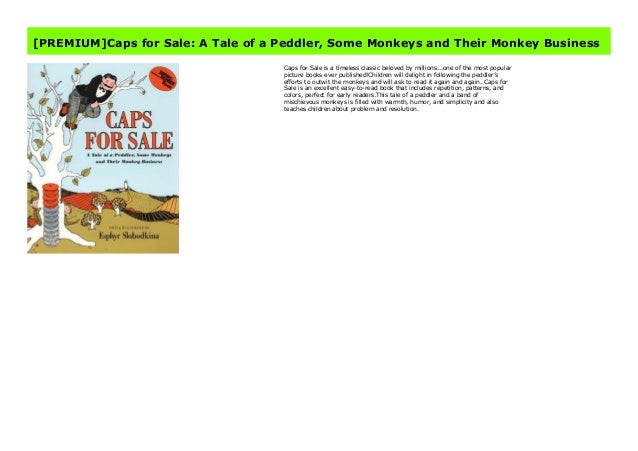 caps for sale a tale of a peddler