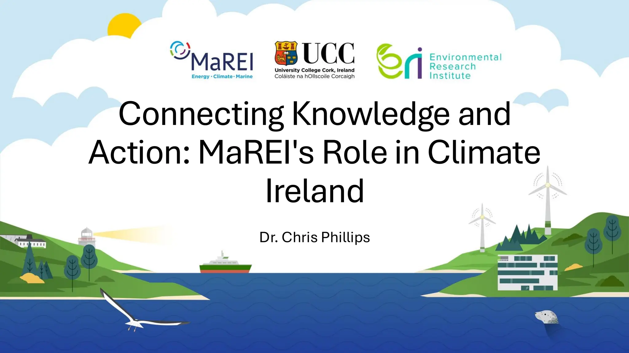 Connecting Knowledge and
Action: MaREI's Role in Climate
Ireland
Dr. Chris Phillips
 