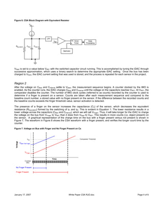 CapSense Capacitive Sensing Successive Approximation Algorithm | PDF
