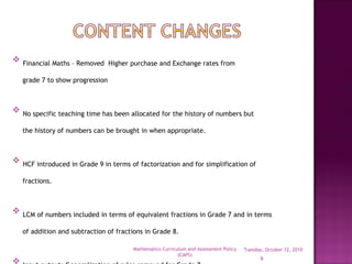 Caps maths grade 7 9 | PPT