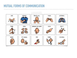 MUTUAL FORMS OF COMMUNICATION
 