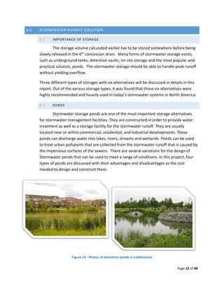 StormWater project report | PDF