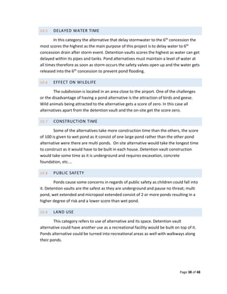 StormWater project report | PDF