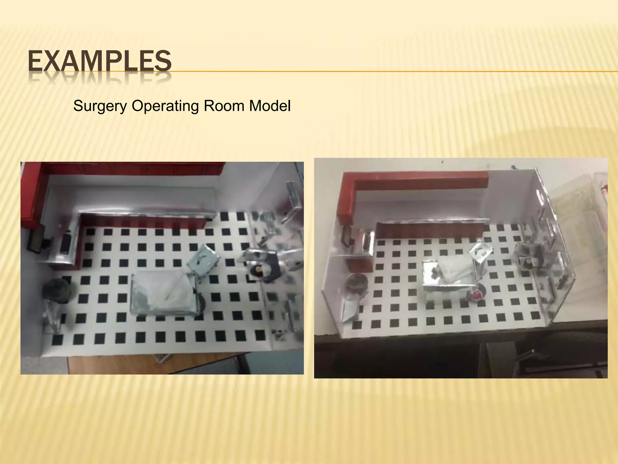 EXAMPLES
Surgery Operating Room Model
 