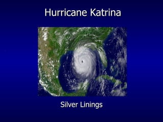 Hurricane Katrina Silver Linings 