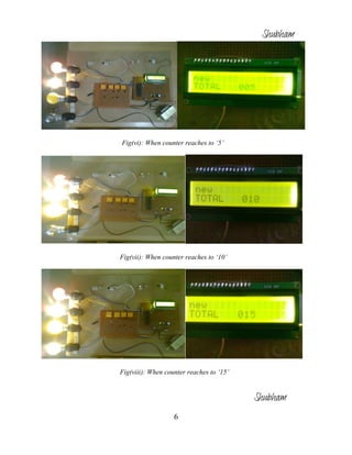 6
Fig(vi): When counter reaches to ‘5’
Fig(vii): When counter reaches to ‘10’
Fig(viii): When counter reaches to ‘15’
Shubham
Shubham
 