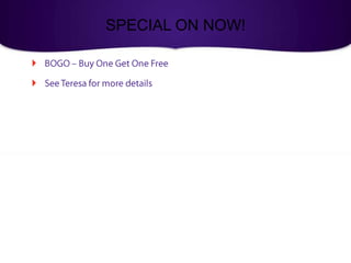 SPECIAL ON NOW!




 