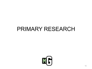 PRIMARY RESEARCH10