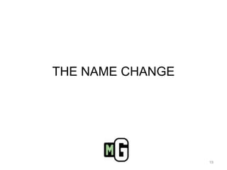THE NAME CHANGE19