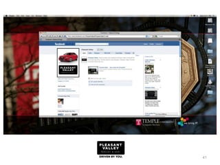 PUBLIC RELATIONSBudget: $180,000Channels: scholarship fund, charity golf eventRationale: Pleasant Valley should enhance its public image to gain the community’s favor. Strategy: provide scholarships to underprivileged high school students who wish to attend college. Use the golf charity event as an opportunity to gather information/leads.Success Metrics: Response to giveaways, additional media attention36