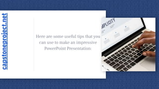 Capstone PowerPoint Presentation: Effective Guide | PPTX