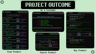 Project Presentation on Super Shop Management System | PDF