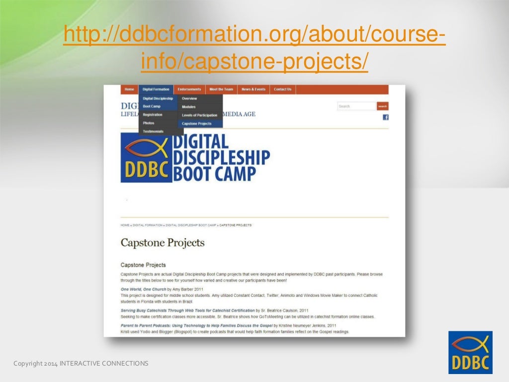 What is a capstone project image