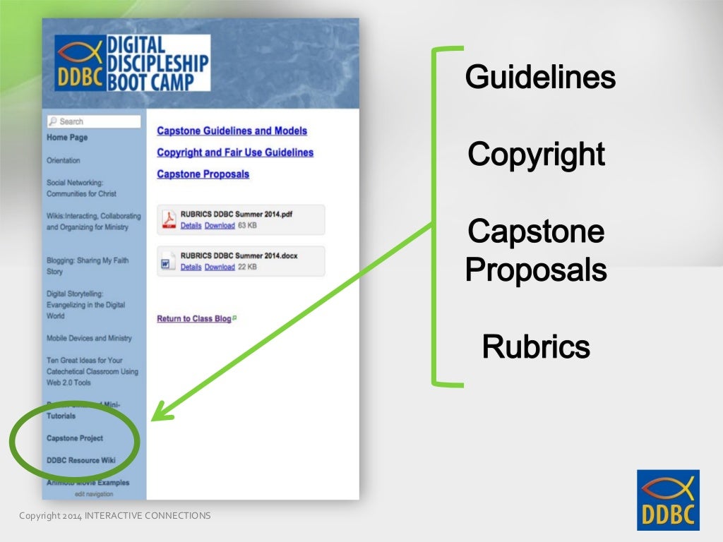 What is a capstone course picture