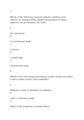 Capstone QuizAnswer the following multiple choice questions by h.docx