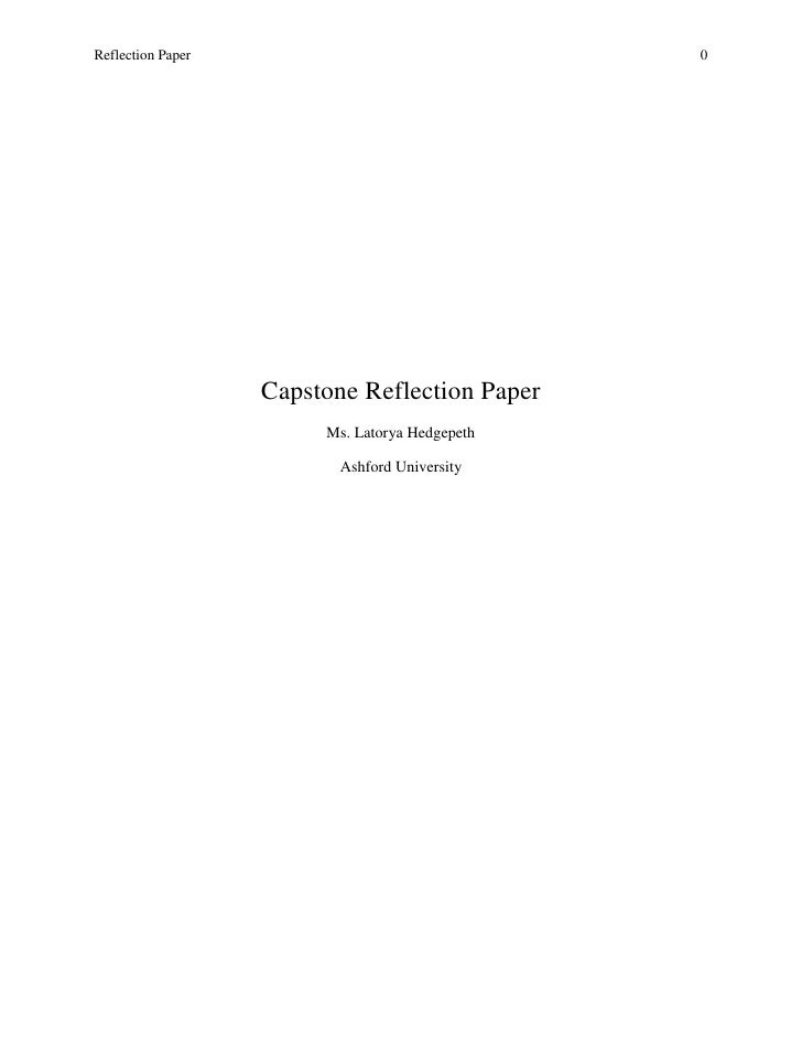 Capstone research paper
