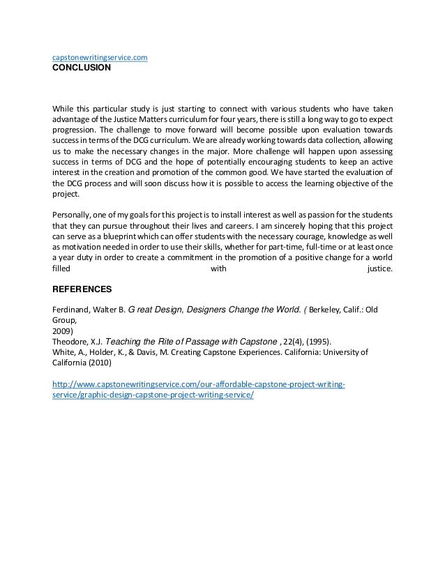 Nursing capstone project example picture