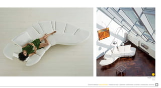 ZONA DE COMEDOR  SALA DE ESTAR  TRABAJO EN CASA  LIBRERÍAS  DORMITORIO  EXTERIOR  ILUMINACIÓN  ACÚSTICA
FLAP (sofá)
Edra
 