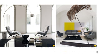 ZONA DE COMEDOR  SALA DE ESTAR  TRABAJO EN CASA  LIBRERÍAS  DORMITORIO  EXTERIOR  ILUMINACIÓN  ACÚSTICA
P40 (butaca) & P334 (mesa auxiliar)
Tecno
PONS (sofá & mesa auxiliar) & P32 (butaca)
Tecno
 