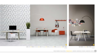 ZONA DE COMEDOR  SALA DE ESTAR  TRABAJO EN CASA  LIBRERÍAS  DORMITORIO  EXTERIOR  ILUMINACIÓN  ACÚSTICA
LAJA (silla) & KADO (macetero) & L002 (lámpara) & FLAG (perchero) & BRIK (paragüero) & ARKI-TABLE
Pedrali
KOI-BOOKI (silla) & ARKI-TABLE (mesa)
Pedrali
 