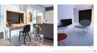 ZONA DE COMEDOR  SALA DE ESTAR  TRABAJO EN CASA  LIBRERÍAS  DORMITORIO  EXTERIOR  ILUMINACIÓN  ACÚSTICA
ALIS (butaca)
Crassevig
POLA (silla)
Crassevig
 