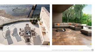 ZONA DE COMEDOR  SALA DE ESTAR  TRABAJO EN CASA  LIBRERÍAS  DORMITORIO  EXTERIOR  ILUMINACIÓN  ACÚSTICA
COLECCIÓN SAMBA RIO
Roberti
HAMPTONS
Roberti
 