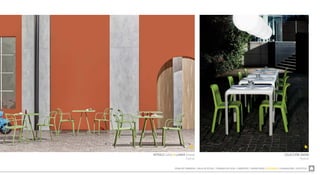 ZONA DE COMEDOR  SALA DE ESTAR  TRABAJO EN CASA  LIBRERÍAS  DORMITORIO  EXTERIOR  ILUMINACIÓN  ACÚSTICA
INTRIGO (silla) & LUNAR (mesa)
Pedrali
COLECCIÓN SNOW
Pedrali
 