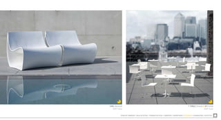 ZONA DE COMEDOR  SALA DE ESTAR  TRABAJO EN CASA  LIBRERÍAS  DORMITORIO  EXTERIOR  ILUMINACIÓN  ACÚSTICA
T TABLE (mesa) & M 1 (silla)
MDF Italia
SING (butaca)
MDF Italia
 