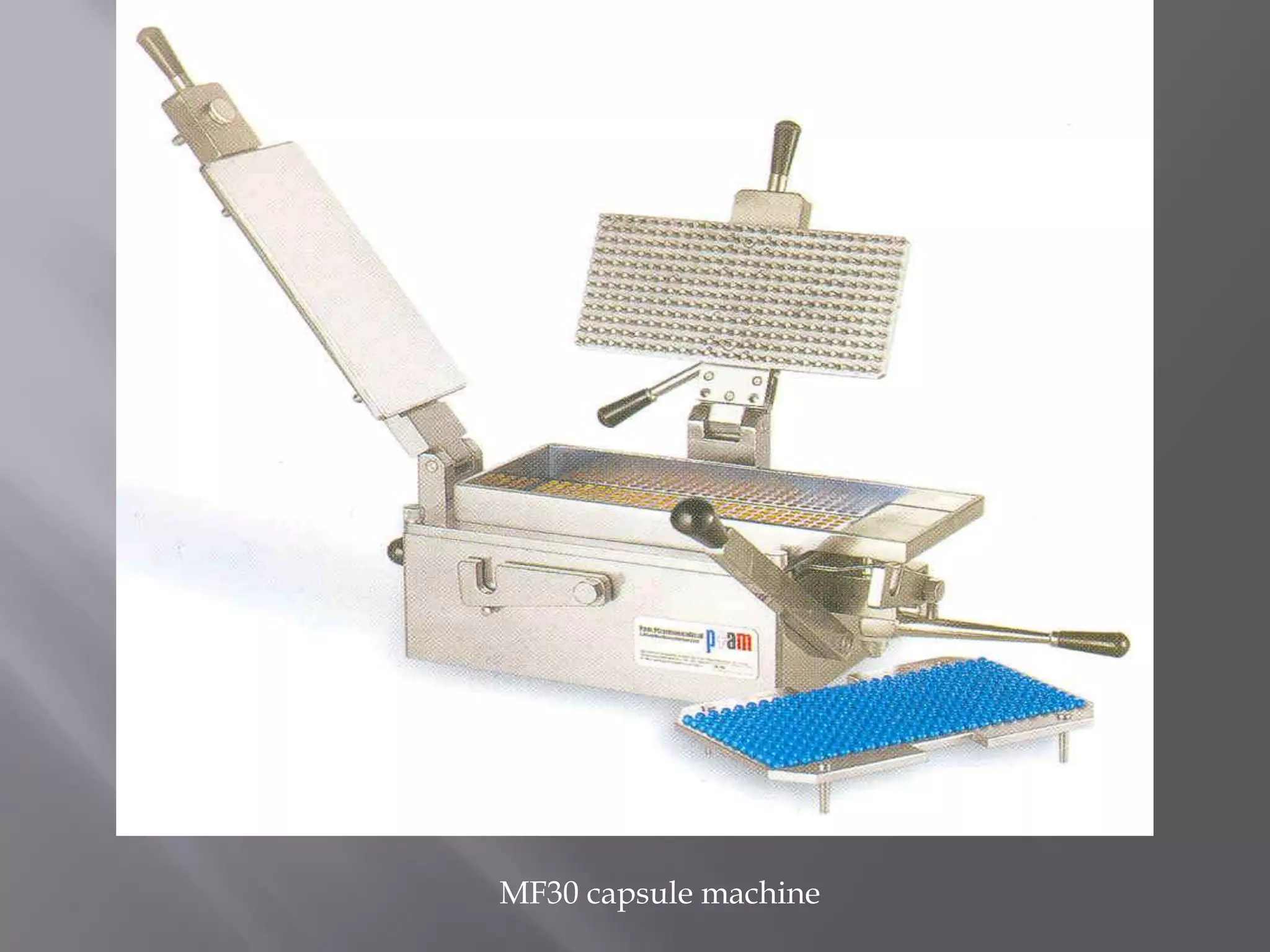 MF30 capsule machine

 