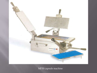 MF30 capsule machine

 